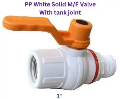 PP White Solid MF Valve With Tank Join